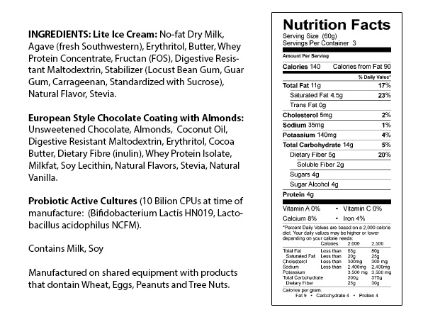Almond Lite Nutritional